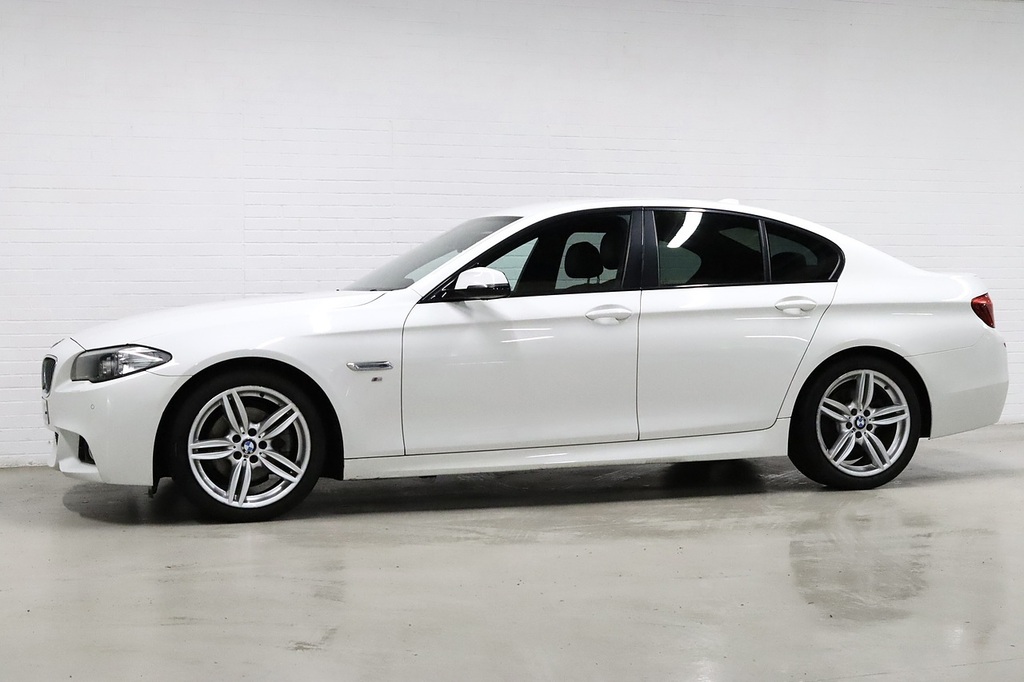 BMW 5 Series 520D M Sport White #4