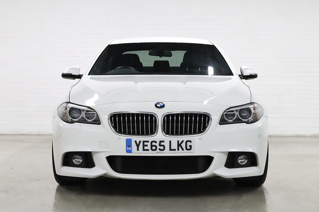 BMW 5 Series 520D M Sport White #2
