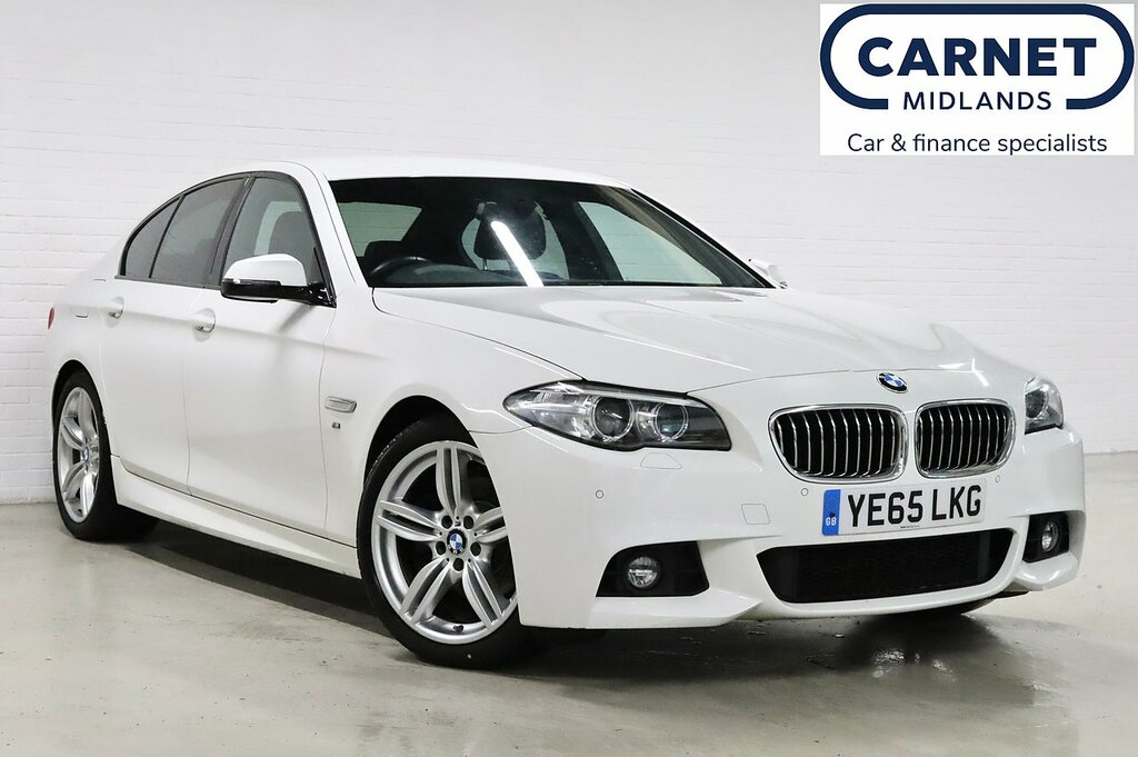 BMW 5 Series 520D M Sport White