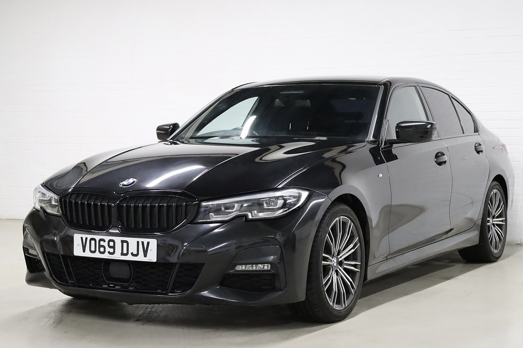 BMW 3 Series 320D M Sport VO69DJV Blue #3