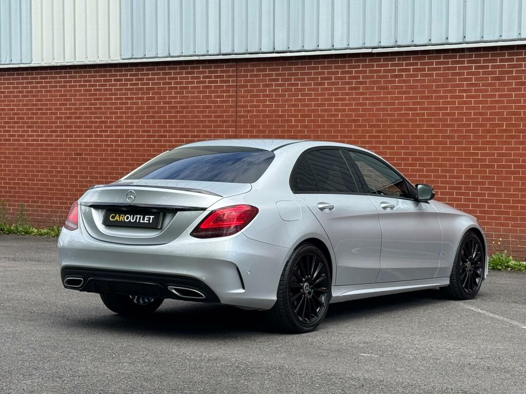 Mercedes-Benz C Class 2.0 C220d Amg Line Night Edition Premium G-troni Silver #2