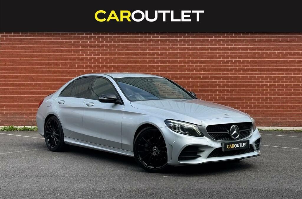 Mercedes-Benz C Class 2.0 C220d Amg Line Night Edition Premium G-troni Silver