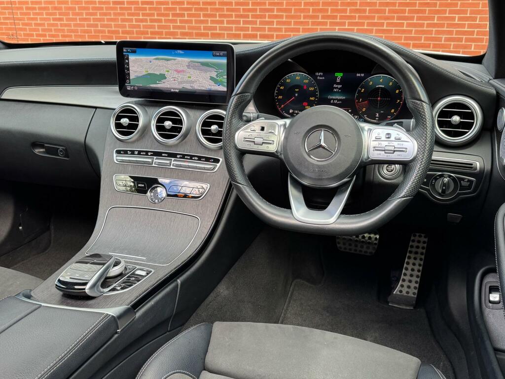 Mercedes-Benz C Class 1.5 C200 Mhev Amg Line Premium Plus G-tronic 4M White #3