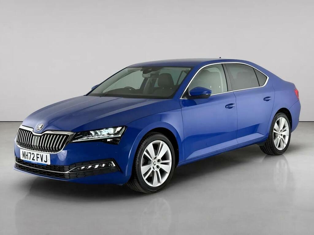 Skoda Superb 2.0 Tdi Se L Dsg Euro 6 Ss MH72FVJ Blue #2