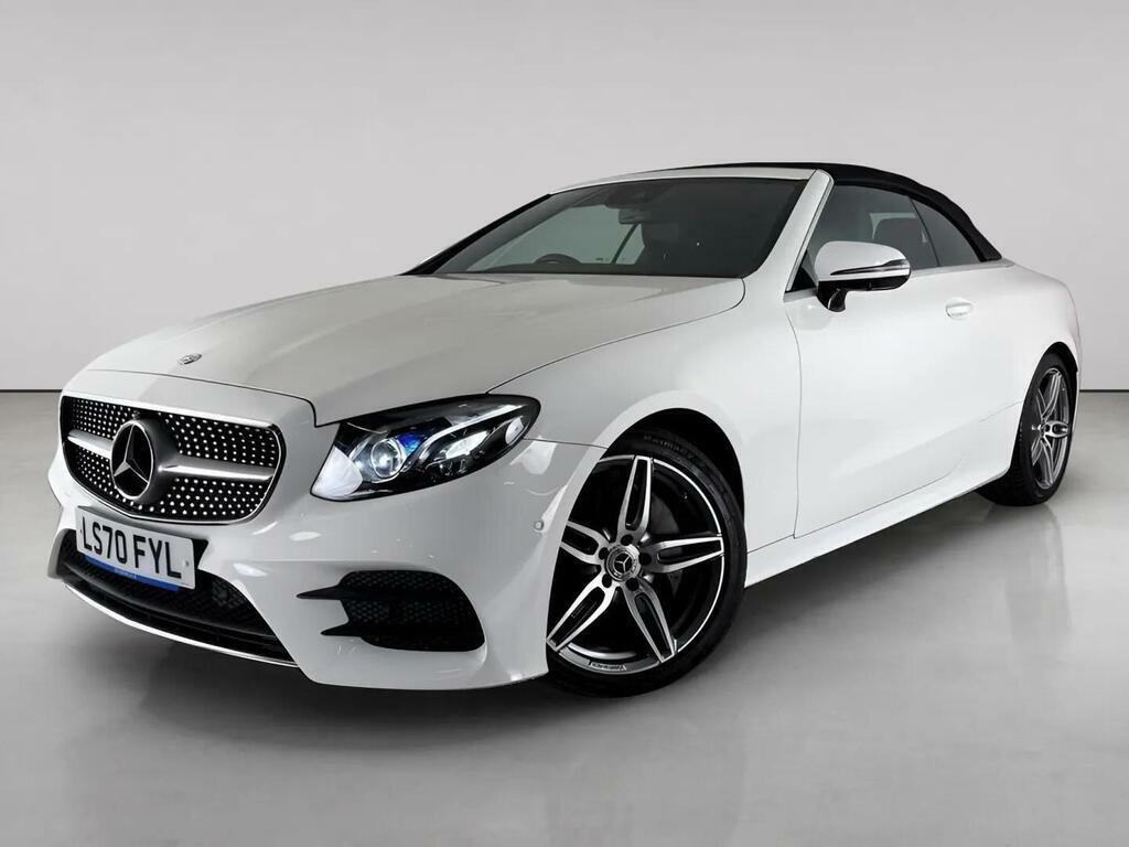 Mercedes-Benz E Class 2.0 E220d Amg Line Premium Cabriolet G-tronic E LS70FYL White #2