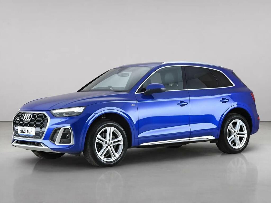 Audi Q5 2.0 Tfsi 45 S Line S Tronic Quattro Euro 6 Ss 5 SM21YUF Blue #2