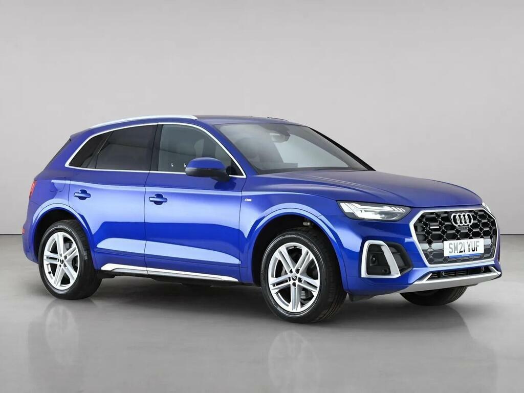 Audi Q5 2.0 Tfsi 45 S Line S Tronic Quattro Euro 6 Ss 5 SM21YUF Blue