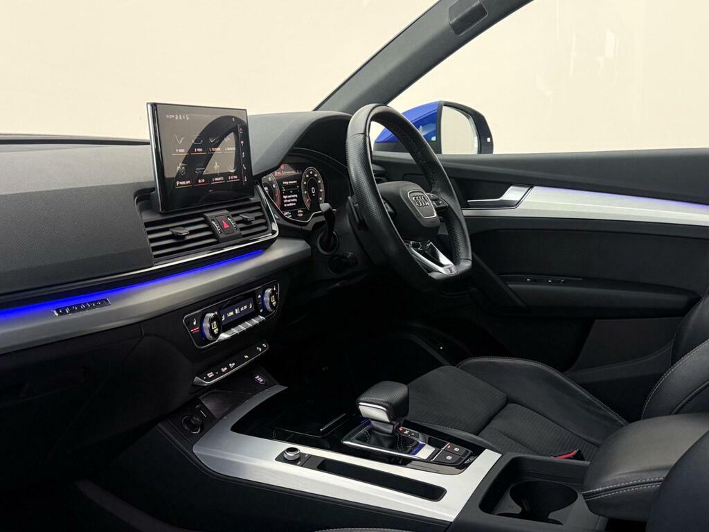 Audi Q5 2.0 Tfsi 45 S Line S Tronic Quattro Euro 6 Ss 5 SM21YUF Blue #4