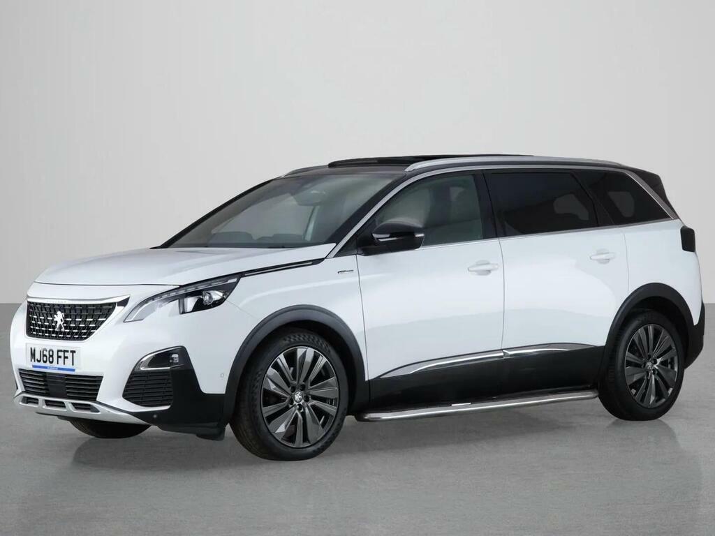 Peugeot 5008 2.0 Bluehdi Gt Line Premium Eat Euro 6 Ss White #2