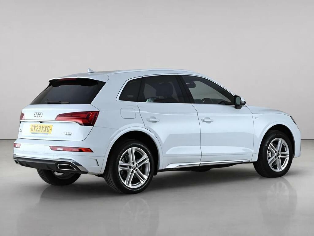 Audi Q5 2.0 Tdi 40 S Line S Tronic Quattro Euro 6 Ss GY23KXD White #4