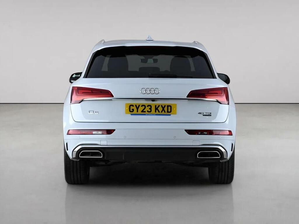 Audi Q5 2.0 Tdi 40 S Line S Tronic Quattro Euro 6 Ss GY23KXD White #5