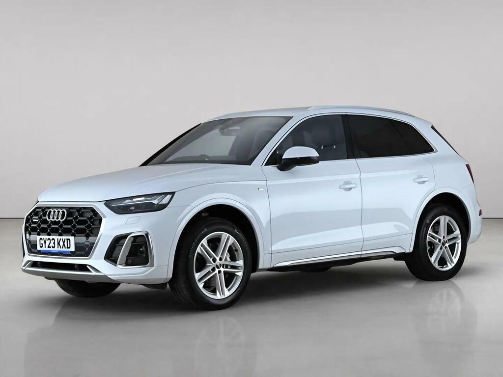 Audi Q5 2.0 Tdi 40 S Line S Tronic Quattro Euro 6 Ss GY23KXD White #2