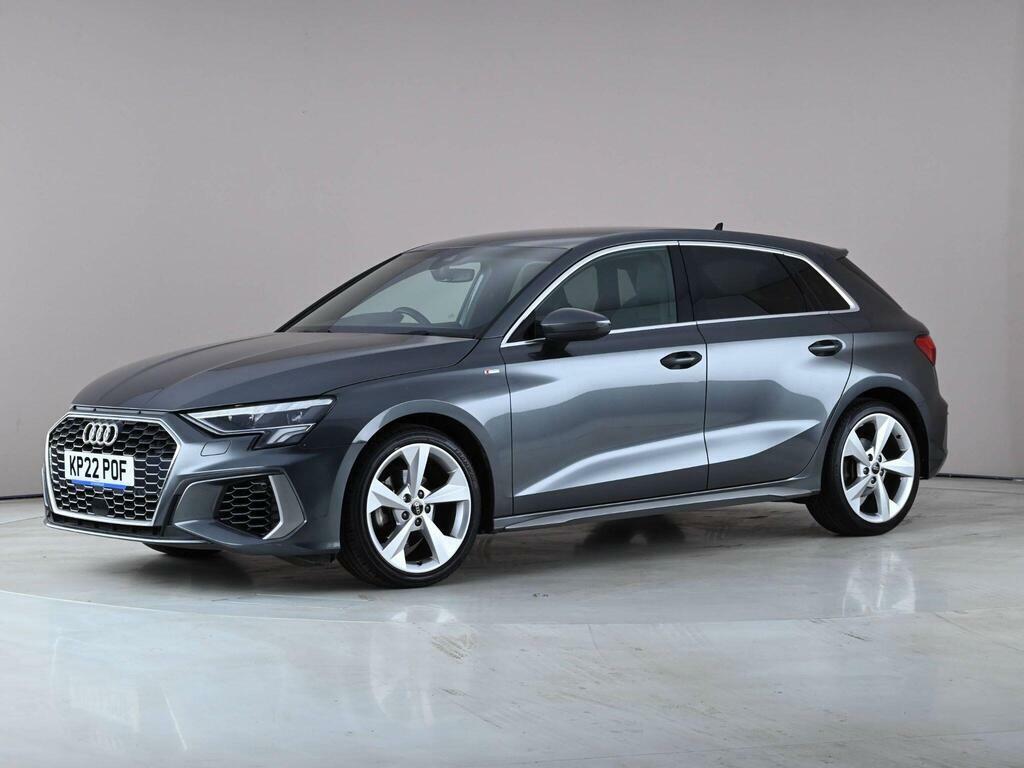 Audi A3 1.5 Tfsi 35 S Line Sportback S Tronic Euro 6 Ss KP22POF Grey #2
