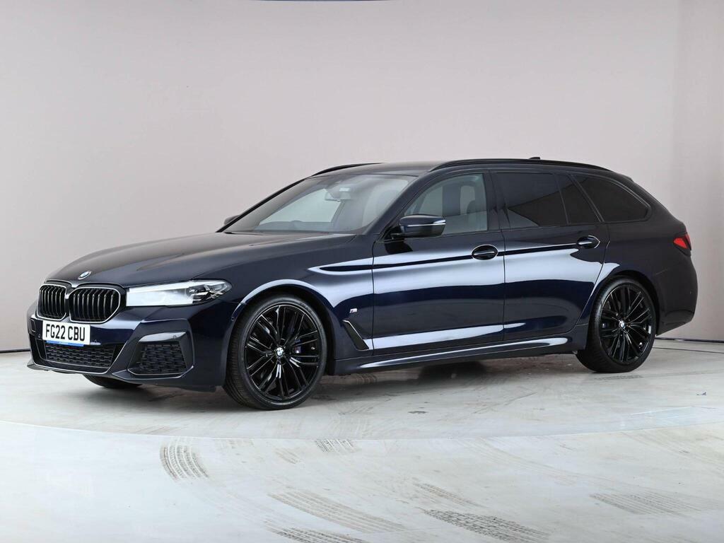 BMW 5 Series 2.0 520D Mht M Sport Touring Steptronic Euro 6 S FG22CBU Black #2