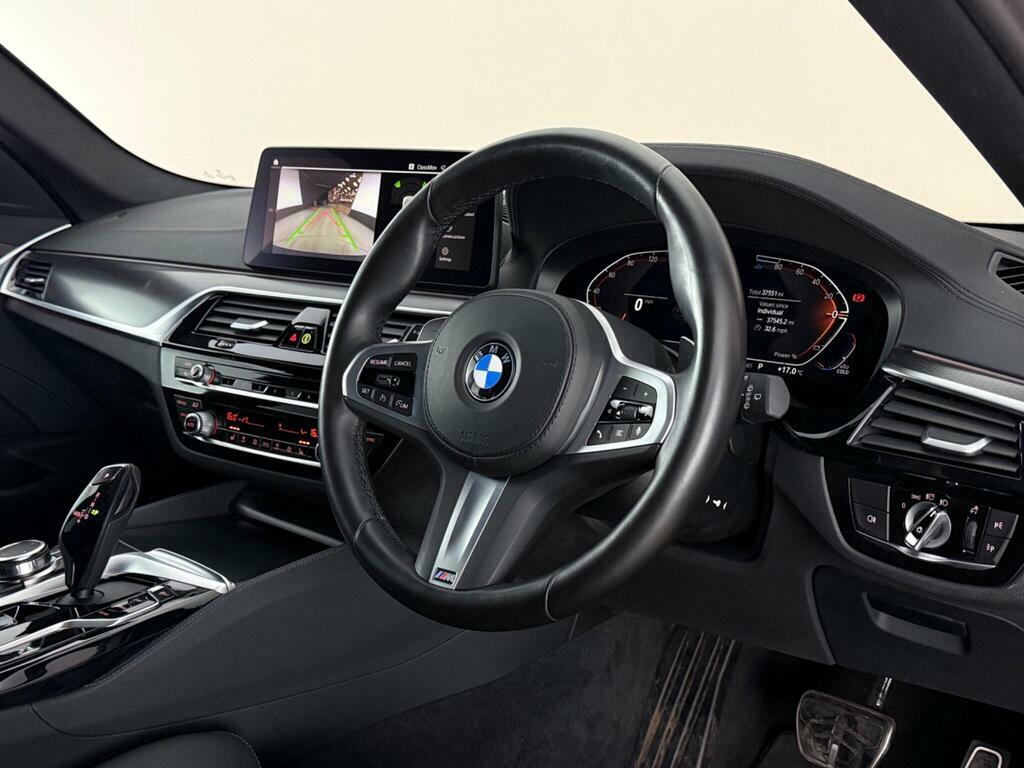 BMW 5 Series 2.0 520D Mht M Sport Touring Steptronic Euro 6 S FG22CBU Black #3