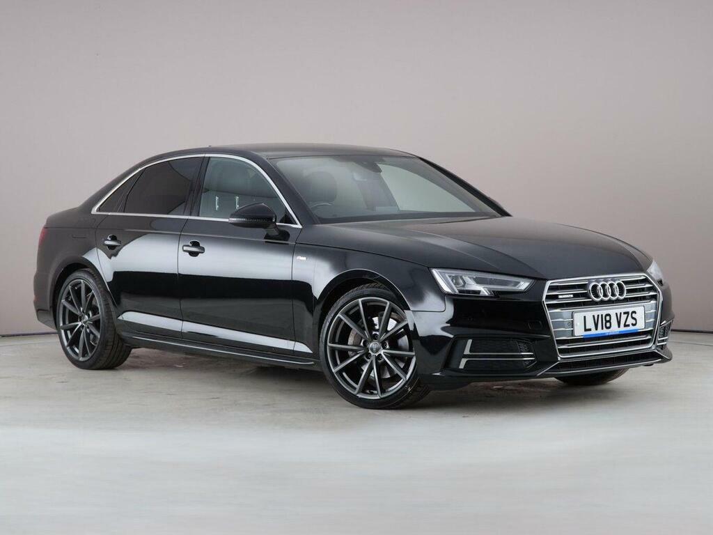 Audi A4 2.0 Tdi S Line S Tronic Quattro Euro 6 Ss Black