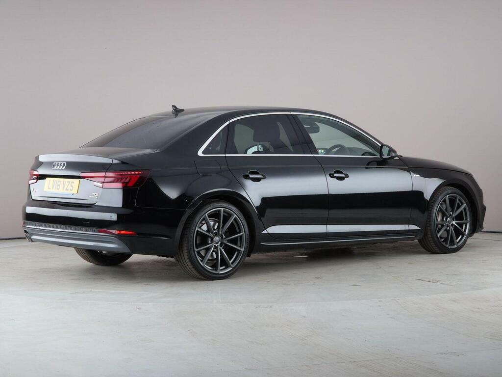 Audi A4 2.0 Tdi S Line S Tronic Quattro Euro 6 Ss LV18VZS Black #6