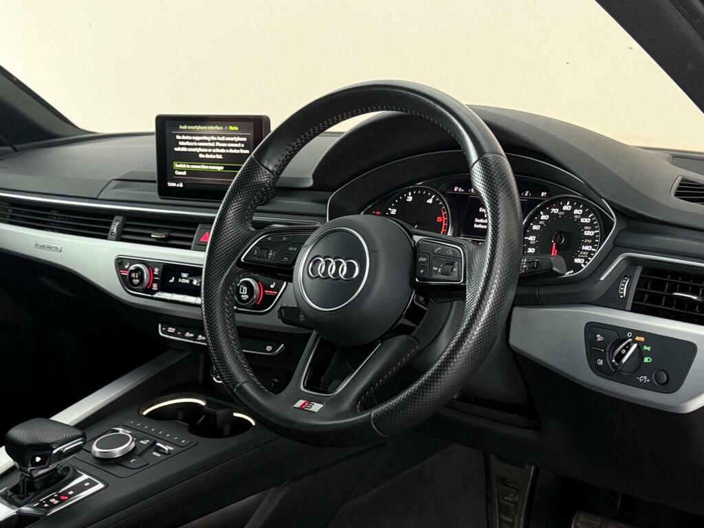 Audi A4 2.0 Tdi S Line S Tronic Quattro Euro 6 Ss LV18VZS Black #3