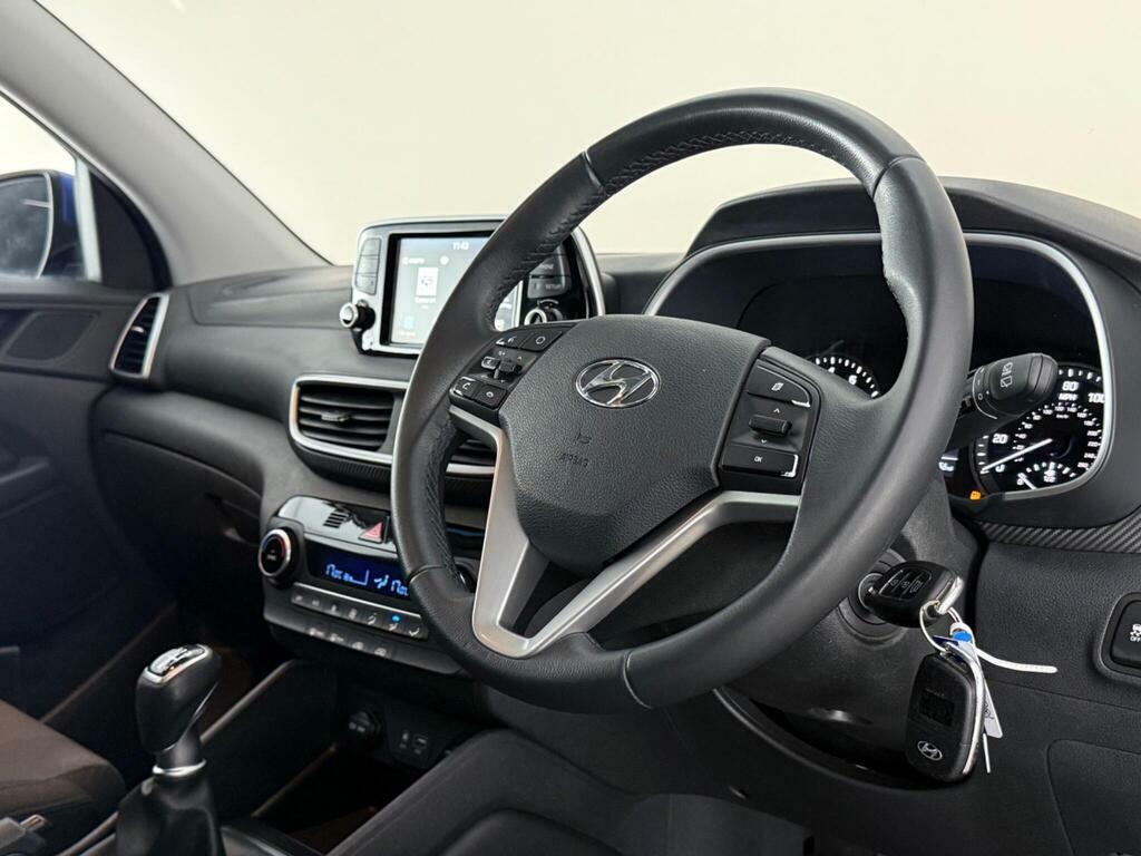 Hyundai Tucson 1.6 Gdi S Connect Euro 6 Ss RE68FEG Blue #3
