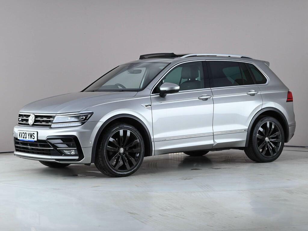 Volkswagen Tiguan 2.0 Tdi R-line Tech Dsg 4Motion Euro 6 Ss KV20YMS Silver #2