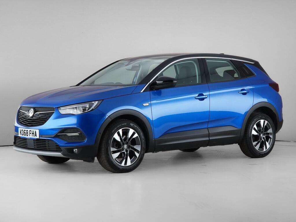 Vauxhall Grandland X 1.2 Turbo Sport Nav Euro 6 Ss KO68FHA Blue #2
