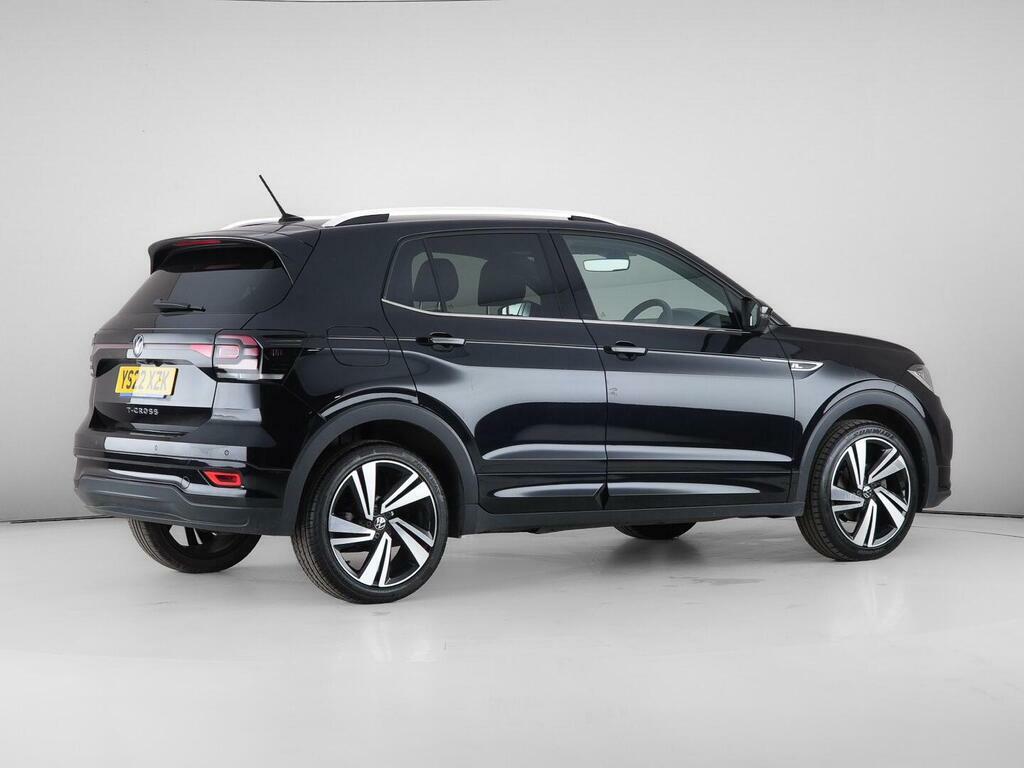 Volkswagen T-Cross 1.0 Tsi R-line Euro 6 Ss YS22XZK Black #6