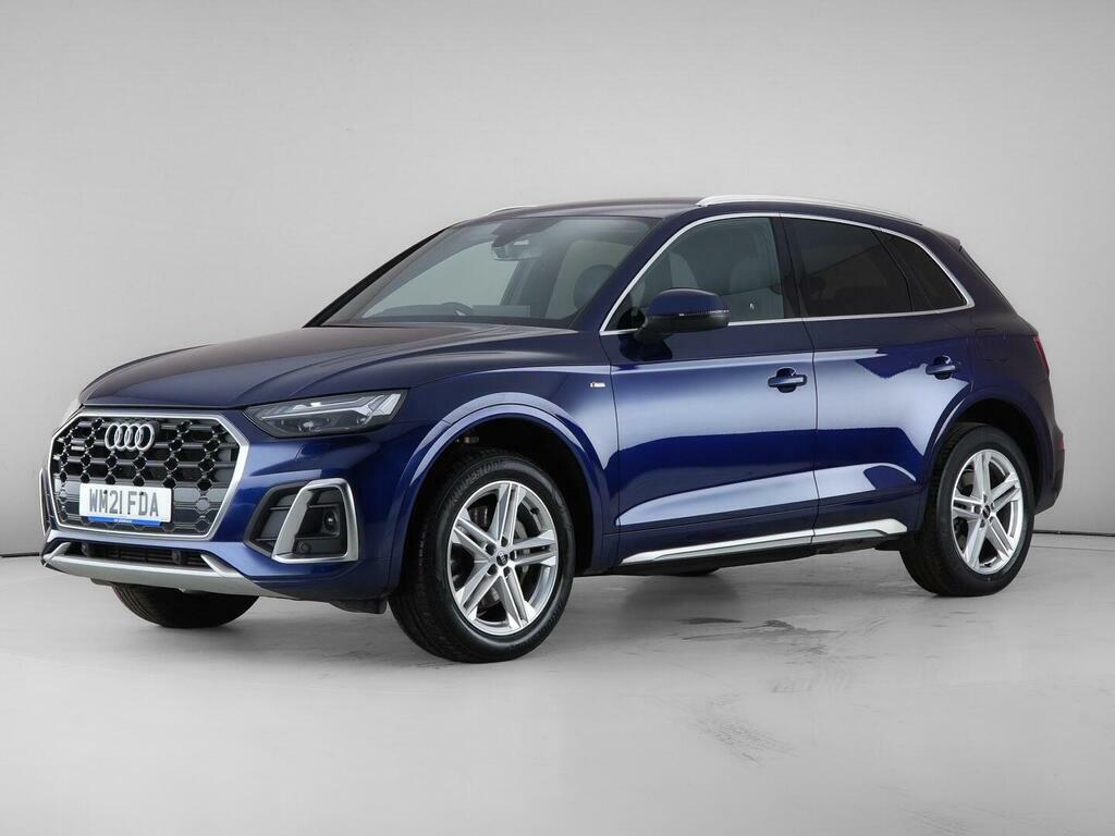 Audi Q5 2.0 Tfsie 50 S Line S Tronic Quattro Euro 6 Ss WM21FDA Blue #2