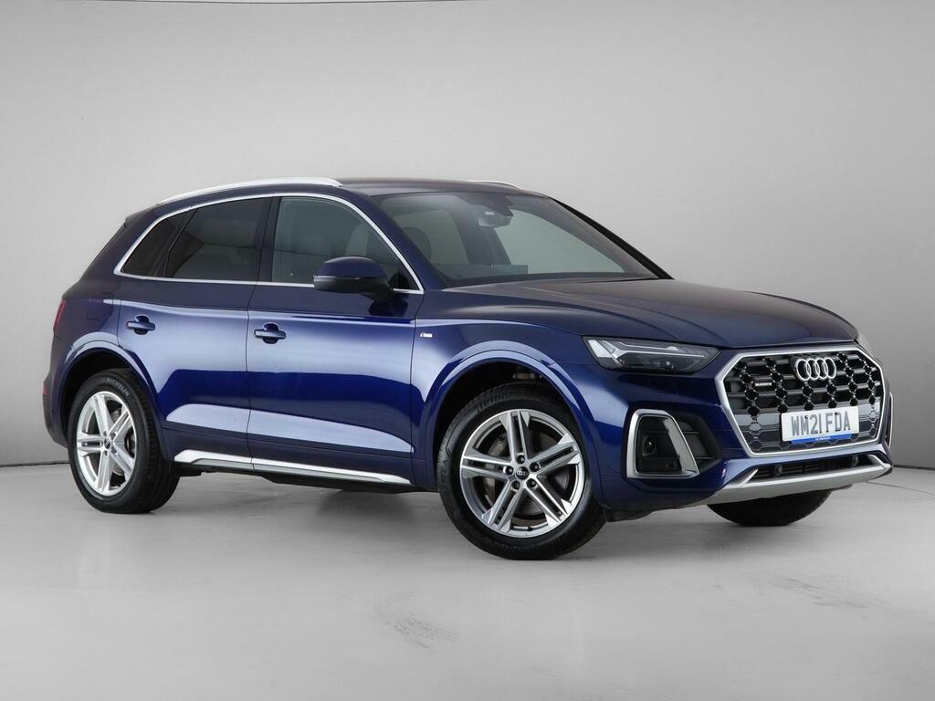 Audi Q5 2.0 Tfsie 50 S Line S Tronic Quattro Euro 6 Ss WM21FDA Blue