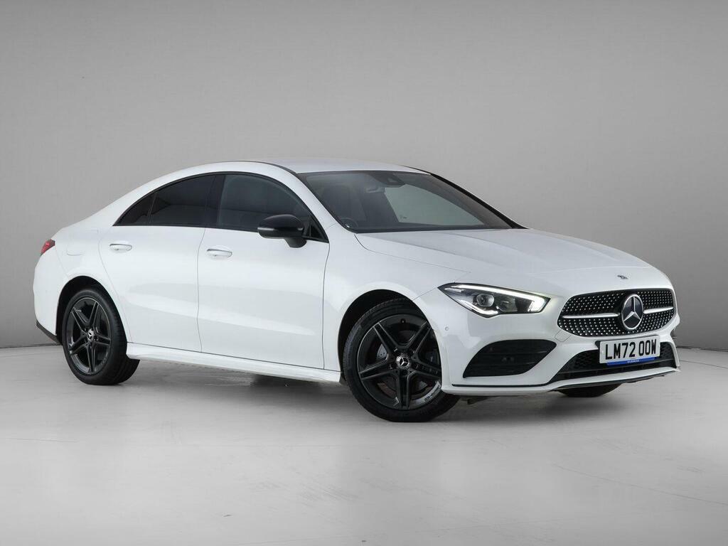 Mercedes-Benz CLA Class 1.3 Cla250e 15.6Kwh Amg Line Premium Coupe 8G-dc LM72OOW White