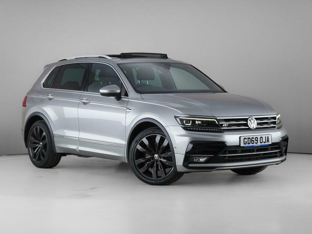 Volkswagen Tiguan 2.0 Tdi R-line Tech Dsg 4Motion Euro 6 Ss GD69OJA Silver