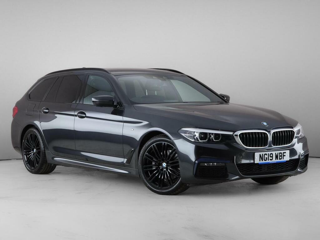 BMW 5 Series 2.0 520D M Sport Touring Xdrive Euro 6 Ss NG19WBF Grey