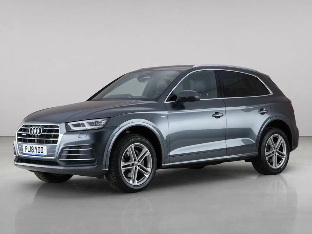 Audi Q5 2.0 Tdi S Line S Tronic Quattro Euro 6 Ss PL18YOO Grey #2