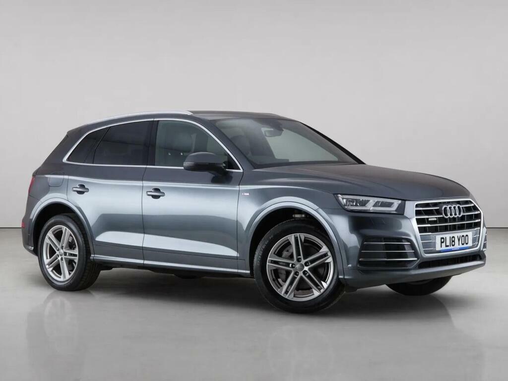 Audi Q5 2.0 Tdi S Line S Tronic Quattro Euro 6 Ss PL18YOO Grey