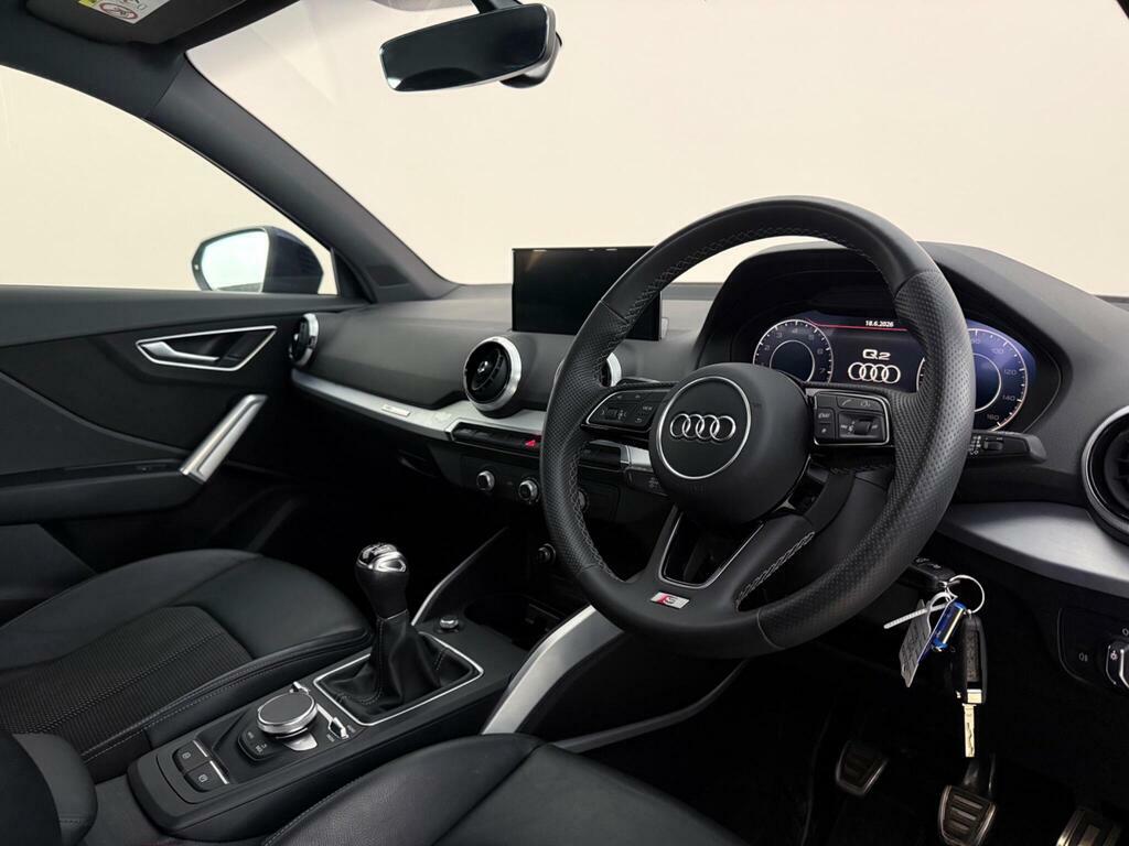 Audi Q2 1.0 Tfsi 30 S Line Euro 6 Ss VN72YMV Blue #3