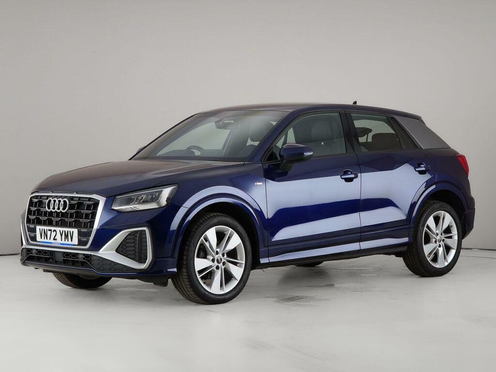 Audi Q2 1.0 Tfsi 30 S Line Euro 6 Ss VN72YMV Blue #2