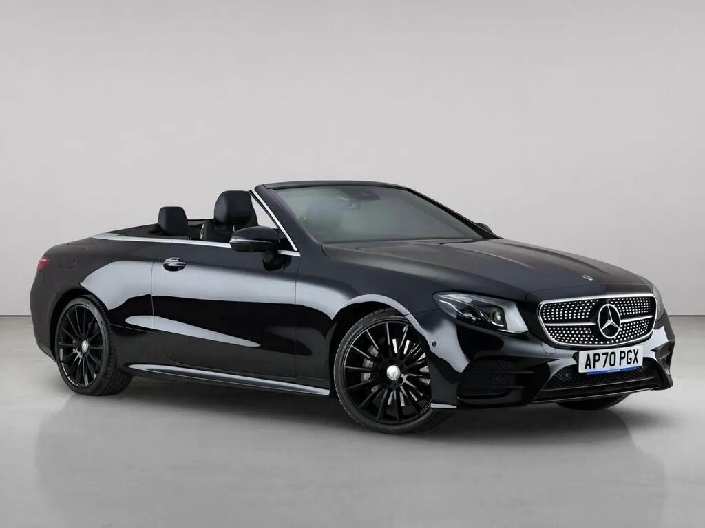 Mercedes-Benz E Class 2.0 E350 Amg Line Premium Plus Cabriolet G-troni Black