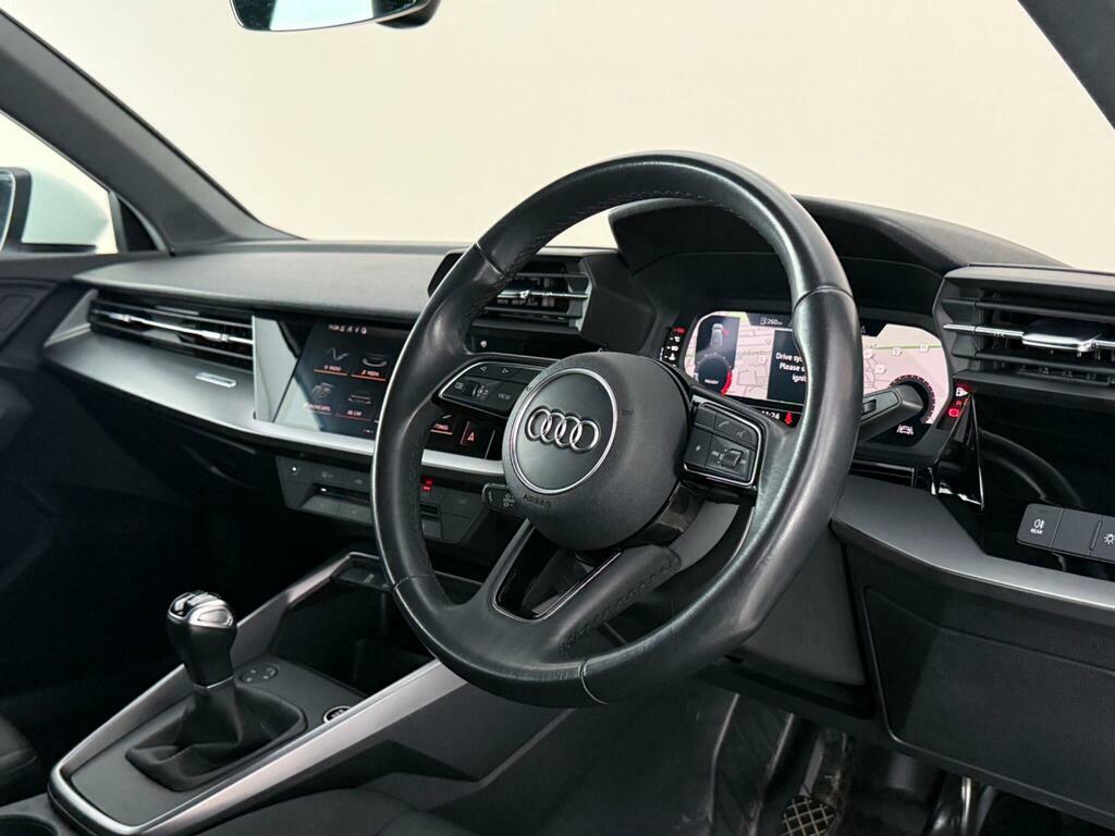Audi A3 1.0 Tfsi 30 Technik Sportback Euro 6 Ss RJ23HWY White #3
