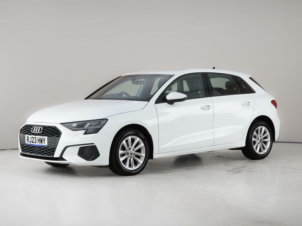 Audi A3 1.0 Tfsi 30 Technik Sportback Euro 6 Ss RJ23HWY White #2