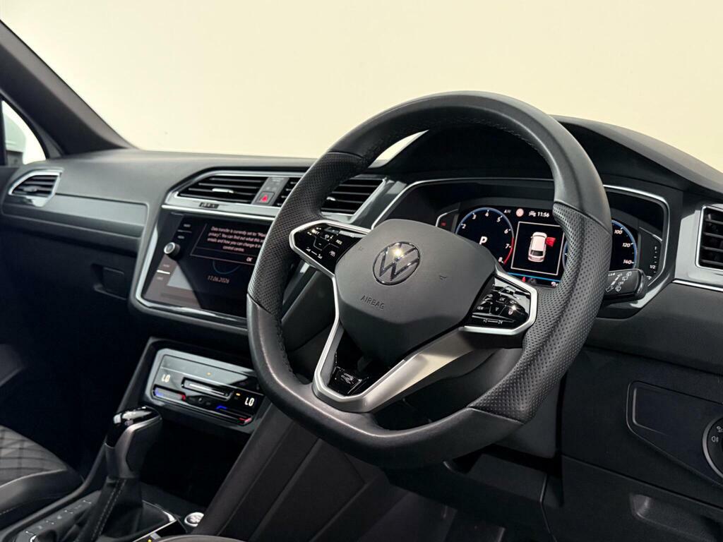 Volkswagen Tiguan Allspace 1.5 Tsi R-line Dsg Euro 6 Ss YE22VDG White #3
