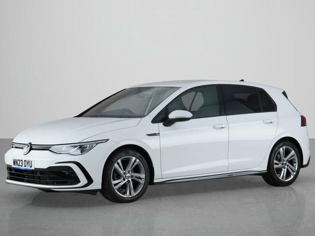 Volkswagen Golf 1.5 Etsi Mhev R-line Dsg Euro 6 Ss WN23OYU White #2