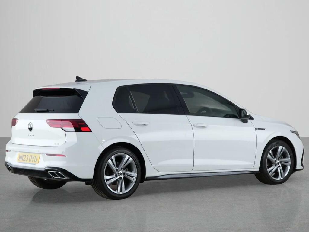Volkswagen Golf 1.5 Etsi Mhev R-line Dsg Euro 6 Ss WN23OYU White #6