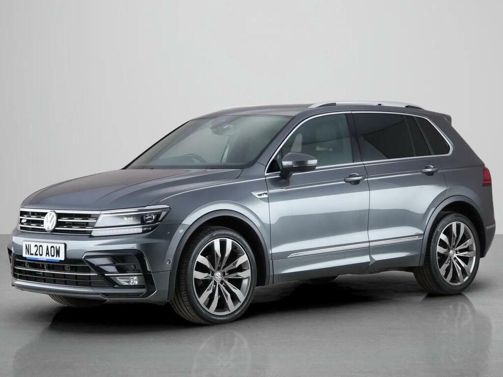 Volkswagen Tiguan 2.0 Tdi R-line Tech Dsg Euro 6 Ss NL20AOW Grey #2