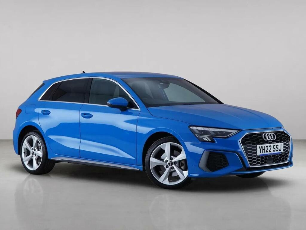 Audi A3 1.4 Tfsie 40 S Line Sportback S Tronic Euro 6 Ss Blue