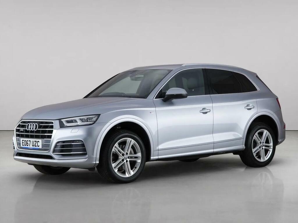 Audi Q5 2.0 Tdi S Line S Tronic Quattro Euro 6 Ss EO67UZC Silver #2