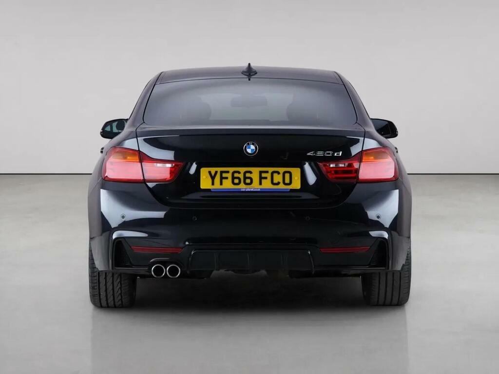 BMW 4 Series Gran Coupe 2.0 420D M Sport Euro 6 Ss YF66FCO Black #6