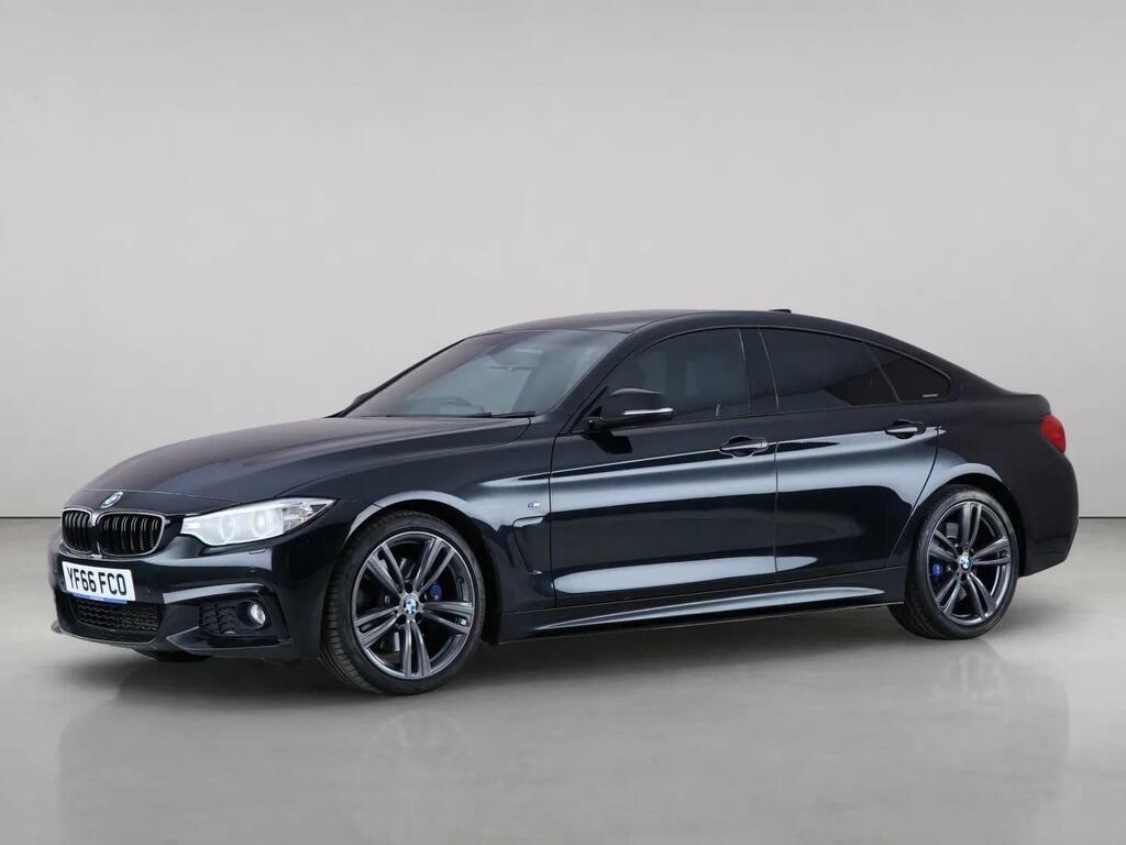 BMW 4 Series Gran Coupe 2.0 420D M Sport Euro 6 Ss YF66FCO Black #2