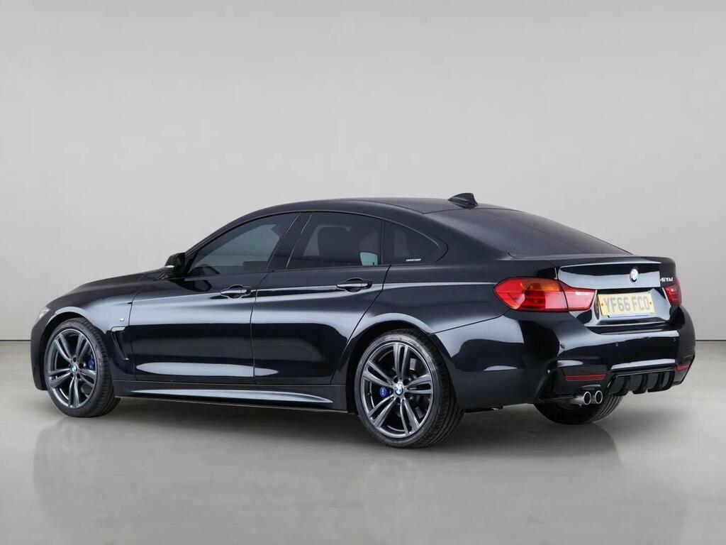 BMW 4 Series Gran Coupe 2.0 420D M Sport Euro 6 Ss YF66FCO Black #5