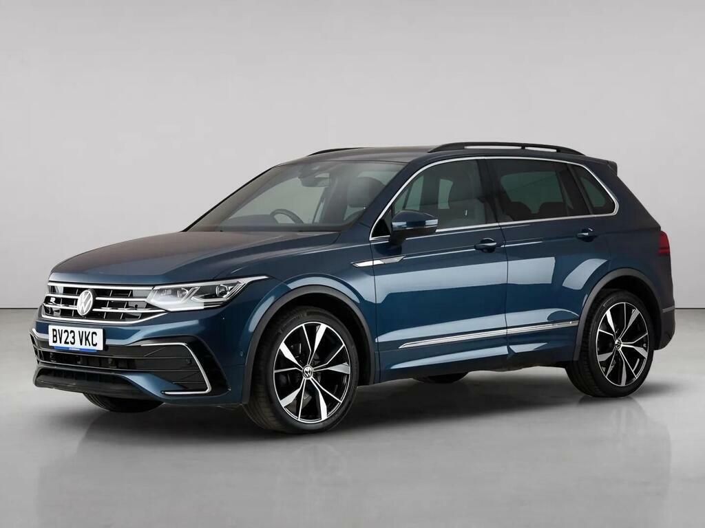 Volkswagen Tiguan 2.0 Tdi R-line Dsg Euro 6 Ss BV23VKC Blue #2
