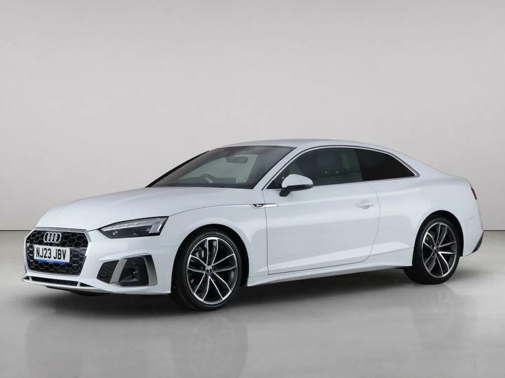 Audi A5 2.0 Tfsi 35 S Line S Tronic Euro 6 Ss NJ23JBV White #2