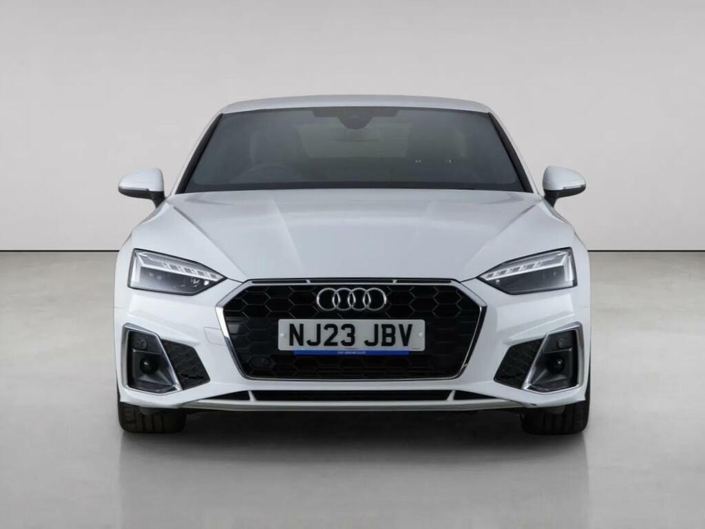 Audi A5 2.0 Tfsi 35 S Line S Tronic Euro 6 Ss NJ23JBV White #5